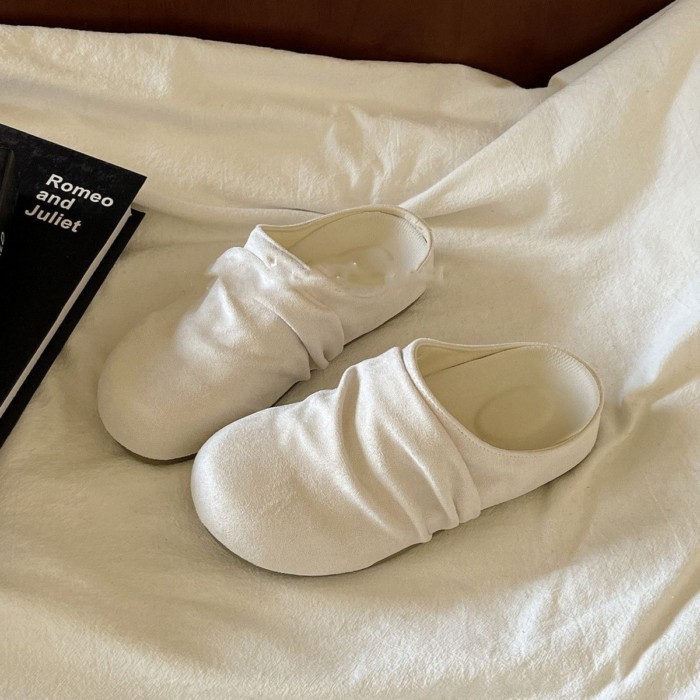 đôi dép xỏ ngón Birkenstock đa năng phong cách retro dành cho nữ mang giày lười mùa xuân giày đơ