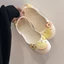 Giày sandal hai lỗ sao Apple đế dày mùa hè dành cho nữ Giày đế dày Baotou Giày đế phẳng