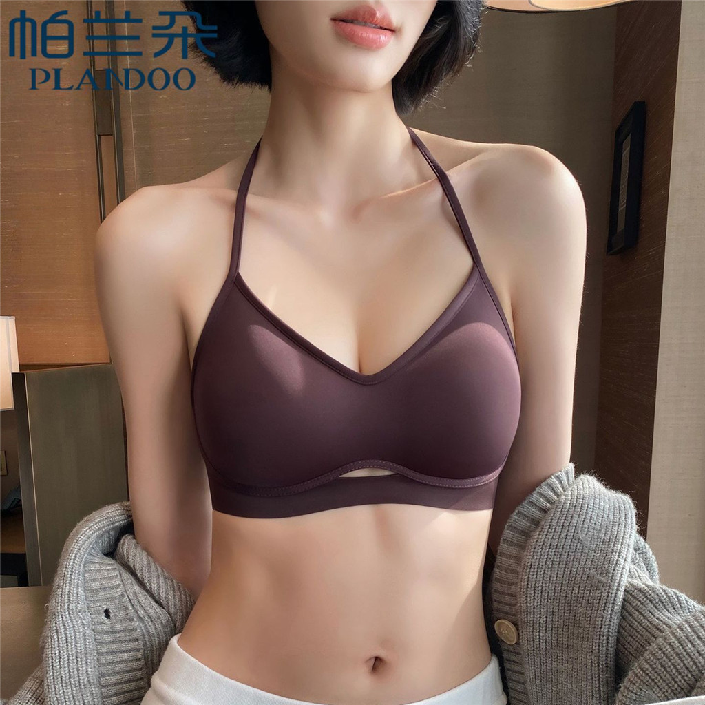 Dây Quần Lót Nữ Vú Nhỏ Tập Hợp Không Vòng Thép Chống Chảy xệ Gợi Cảm Liền Mạch Đẹp Áo Ngực 2026 Phong Cách Mới