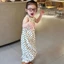 Phiên bản Hàn Quốc của quần áo trẻ em bé gái mùa hè áo liền quần dễ thương trẻ em chấm bi quần y