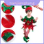Trang phục Cosplay Giáng sinh tuyệt vời cho bé trai Elf bé gái kèm giày