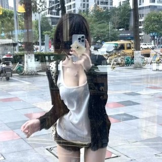 Áo khoác len cardigan Tencel mỏng chống nắng cho nữ áo khoác dệt kim cổ chữ V phong cách Hàn