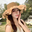 Mũ Rơm Có Thể Gập Lại Với Trang Trí Ngọc Trai Và Vành Rộng Cho Du Lịch Và Khu Nghỉ Dưỡng