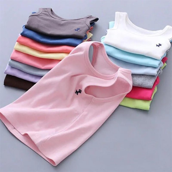 Áo vest trẻ em bốn mùa cotton lót bụng thoáng khí bảo vệ bụng cho bé gái và bé gái