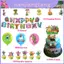 My Hát Quái Vật Sinh Nhật Bộ Bóng Bay Cờ Bánh Toppers Và Hơn Thế nữa