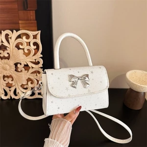 Túi xách thời trang nơ ngôi sao lấp lánh Xuân Hè mới Túi đeo chéo đơn đeo vai phong cách phươ