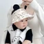 Phiên bản Hàn Quốc của mũ bé gấu mùa hè mỏng vành lớn chống nắng Mũ chống nắng cho bé trai và bé