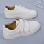 Giày Trắng Cho Nữ Mùa Hè Giày Đế Bằng Velcro Phong Cách Hàn Quốc Giày Thể Thao Thường Ngày Học Sinh