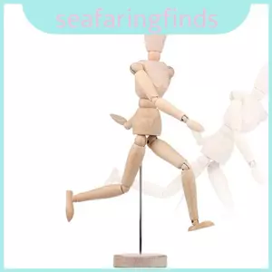 Nghệ sĩ bằng gỗ thanh lịch Mannequin Unisex Mô hình con người cho các dự án phác thảo và thiết kế