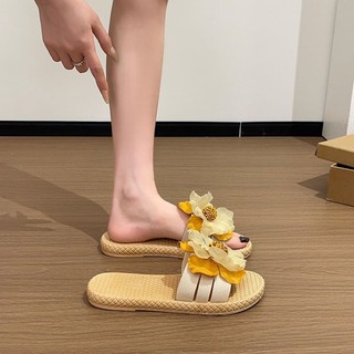 [Can Tread Water] Sunflower Flower Non-slip Sandals For Women Summer Outer Wear Ins Vacation