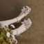 Thời Trang Ren Nơ Trong Suốt Cổ Giày Sandal Nữ Thoải Mái Gót Dày Mùa Hè Dây Đeo Giữa Gót Giày Nữ