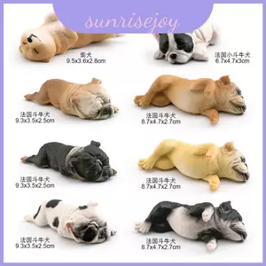 Mô hình tĩnh sành điệu của Bulldog Pháp và Shiba Inu hoàn hảo cho mọi trang trí bàn làm việc