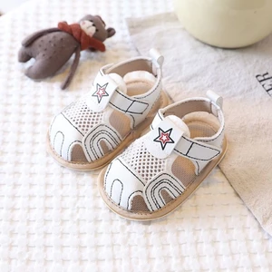 đôi dép sandal cho bé, thoáng khí, chống trơn trượt, chống trơn trượt, giày tập đi cho bé trai,
