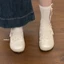 Giày múa ba lê phong cách retro mũi tròn nông miệng Mary Jane dành cho nữ mùa hè có váy Giày bệt Ve