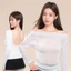 Áo ngực cổ dây vải mịn màng dành cho nữ, thiết kế cốc cố định cốc mỏng không dây