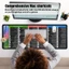 BOLERHUI cho mac Phím tham chiếu chuột phím tắt, được thiết kế cho Macbook Air / Pro, có kích thước lớn cho bố cục cắt ngắn bàn phím macos, đế cao su chống trượt