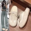 đôi dép xỏ ngón đế bệt dành cho nữ mặc ngoài mùa xuân hè mới Giày Birkenstock nửa ngón đa năng