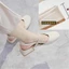 Giày Sandal Bao Đầu Nữ Mùa Hè Giữa Gót Phong Cách Hàn Quốc Đa Năng Sinh Viên Cổ Tích Phong Cá