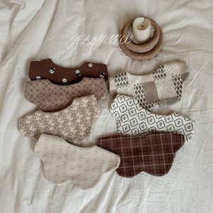 Yếm trẻ em mùa thu đông phong cách Hàn Quốc mới, yếm khăn nước bọt 2 mặt dành cho trẻ sơ sinh