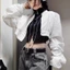 ngọt ngào mát mẻ trang phục hot girl Mỹ áo khoác ngắn cổ điển của phụ nữ mùa xuân và mùa thu