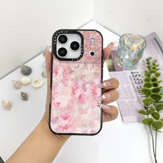 Ốp Màu Sơn Dầu Hoa Hồng Tương Thích Cho IPhone 11 12 13 14 15 16 17 Pro Max 12Mini Cover X XR XS Max Silicone Mềm Trong Suốt Cản SE 2022 6 7 8Plus Vỏ Chống Sốc