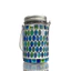 Đèn lồng năng lượng mặt trời Mason Jar với khảm thủy tinh nghệ thuật để chiếu sáng lối đi sân sau
