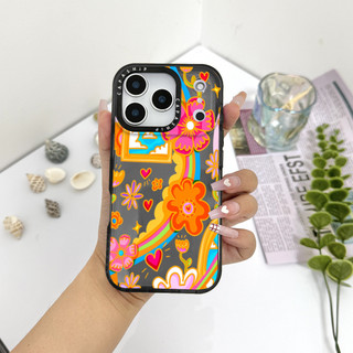 Ốp Lưng Màu Graffiti Hoa Nhiều Màu Sắc Tương Thích Cho IPhone 11 12 13 14 15 16 17 Pro Max 12Mini Cover X XR XS Max Silicone Mềm Trong Suốt Cản SE 2022 6 7 8 Plus Vỏ Chống Sốc