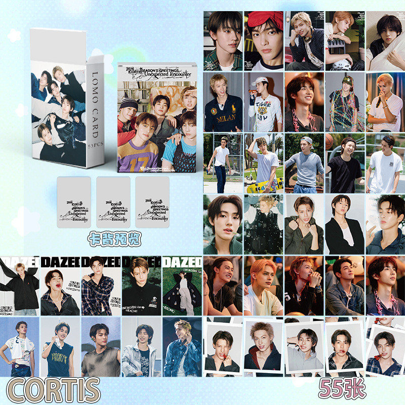 LINXX 55 CÁI CORTIS Lomo Cards Kpop Boy Group Idol Fan Collection Photocard Set Hàng hóa Lễ hội Quà tặng Bộ sưu tập Thẻ ảnh Người hâm mộ