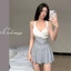Đồ bơi một mảnh cho nữ, chống hở, phong cách Hàn Quốc, đơn giản, tươi tắn, thời trang, phối m