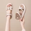 Giày sandal nữ mùa hè đế dày 6cm đế mềm hở mũi La Mã