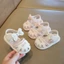 Dép Đế Mềm Chống Trơn Trượt Cho Bé Gái 2 Giày Thông Thường Velcro Thoáng Khí Mùa Hè Thời Trang C