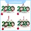 Whimsical 2020 Cây Giáng Sinh Trang Trí Cách Ly Họ Xmas Khóa Trang Trí Cho Lễ Kỷ Niệm Vui Vẻ