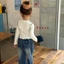 quần áo trẻ em mới dài tay trẻ em phong cách hàn quốc kt cat slim T-shirt đáy áo sơ mi đa năng h