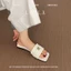 Màu sắc nhẹ nhàng và tinh tế Kim Cương Bướm Đế Thấp Đế Mềm Áo khoác ngoài nữ Xia Xin Han Bai Phù