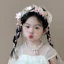 chiếc mũ đội đầu vòng hoa rừng, phụ kiện tóc công chúa hoa cổ tích, dây buộc tóc, kẹp tóc, băng