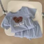 bộ quần áo mặc ở nhà bằng vải cotton thoáng khí dành cho trẻ em mùa hè bé trai và bé gái hoạt hì