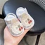 đôi giày nhỏ bé mùa hè tươi mát cho bé bước đi giày cotton đế mềm chống trượt Velcro hoạt hình k