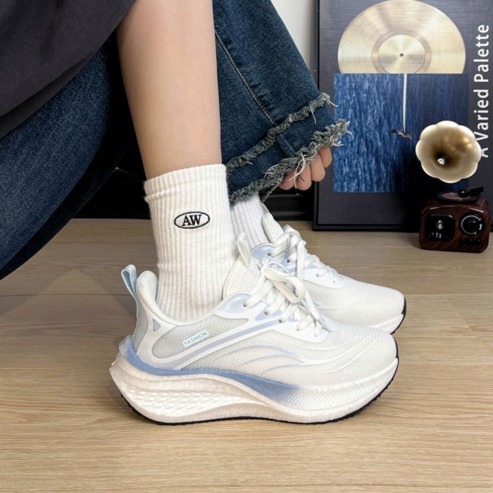 đôi giày chạy bộ nhẹ đầy màu sắc mới giày chạy bộ lưới bỏng ngô siêu nhẹ giày chạy bộ siêu nhẹ g