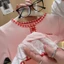 mùa xuân mới bé gái cotton nguyên chất phối ren áo sơ mi dài tay có đáy ngọt ngào và đa năng dàn