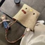 Phim hoạt hình dễ thương mèo Kitty ống hút túi tote kỳ nghỉ hè túi đeo vai di động đi lại túi