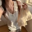 Áo dây đeo vai rộng thoải mái mùa xuân hè của phụ nữ bằng tre bông lỏng lẻo che phủ thịt đa n
