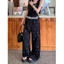 Sweet Hot Girl In Hình Nơ Quần Ống Rộng Nữ Mùa Hè Mỏng Cao Cấp Rời Drap Quần Đi Bộ Thường Ngày