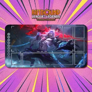 Playmat Viego Riftbound LOL TCG Stitched Edges Trading Card Gaming Pad 350x600x2mm