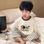 Bộ Đồ Ngủ Bé Trai Mùa Hè Mỏng Điều Hòa Modal Lụa Băng Bộ Đồ Cho Bé Quần Ngắn Tay Quần Áo Ở Nhà T