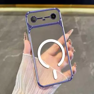 Ốp Lưng Cho Tecno Spark SLIM Ốp Điện Thoại Thẩm Mỹ Chống Sốc Trong Suốt Cao Cấp Có Cuộn Dây Từ Tính Mới Cửa Sổ Lớn Silicon Mềm Mại