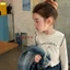 quần áo trẻ em mới dài tay trẻ em phong cách hàn quốc kt cat slim T-shirt đáy áo sơ mi đa năng h