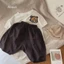 Quần harem trẻ em phong cách Linen rộng thùng thình phong cách Hàn Quốc quần baggy mùa hè