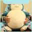 Mềm Mại Và Cuddly 12 "Snorlax Plushie Gối Kabigon Đẹp Lý Tưởng Cho Ngày Lễ
