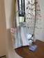 New French Commuting Korean Style Bags Floral Canvas Bag Large Capacity Shoulder Tote Bag Handba