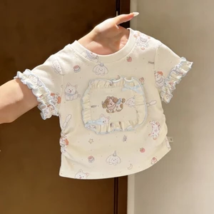 Quần Áo Trẻ Em Mùa Hè Áo Mỏng Phong Cách Mới Cho Bé Gái Và Bé Gái Và Quần Áo Trẻ Em